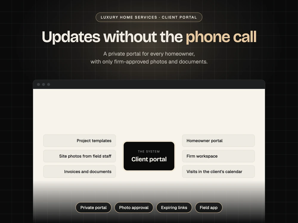 Client portal for Insight HM